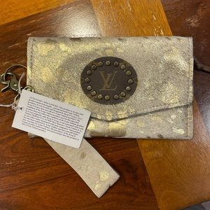 Louis Vuitton up-cycled clutch